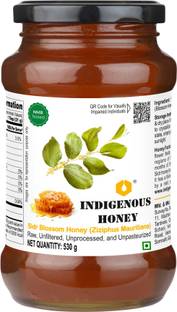 INDIGENOUS HONEY Natural Raw Sidr, Ber, Jujube Honey Organic Pure Unprocessed NMR Tested