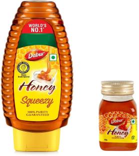 Dabur Pure HONEY Brand with No Sugar Adulteration 225G+50G (2 x 137.5 g)