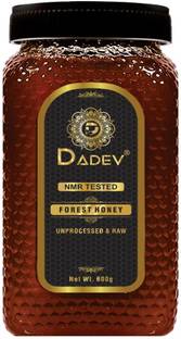 DADEV Honey NMR Tested 100% Pure Unprocessed Organic Raw Forest -GLASS JAR