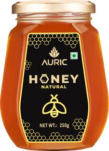 Auric Pure Honey Crafted from Multi-Flower Sources, 100% Purity with No Added Sugar