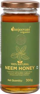 Sanjeevani organics | 100% Natural Neem Honey | Unpasteurized, Mono Flora, No Added Sugar