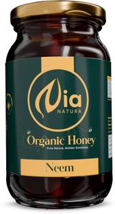 Nia Natura 100% Pure Organic Honey 500g | Unprocessed, Raw & Without Sugar | Neem