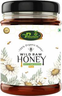 पसुतम Raw Honey Pure Natural & Unfiltered Wild Organic Raw Honey No Sugar Adulteration