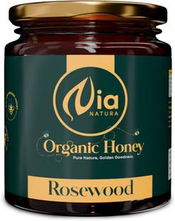 Nia Natura 100% Pure Organic Honey 250g | Unprocessed, Raw, Without Sugar | Rosewood