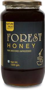 nature trust Wild Forest Raw Honey Pure Natural & Unfiltered Wild Forest Honey 1200g