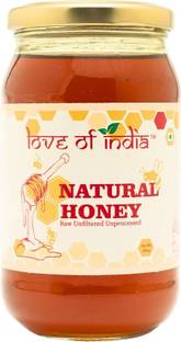 Love Of India Natural Honey (Raw, Unfiltered, Unprocessed & Non-Pasteurised)