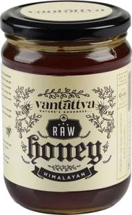 Vantattva Himalayan Forest Organic Wild Raw Unprocessed Honey Unpasteurized Pure natural honey for weight loss