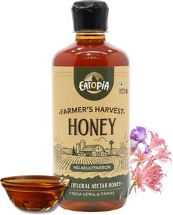EATOPiA 100% Pure & Farmers Harvest Natural Honey in an Easy To Use Squeezy Pack