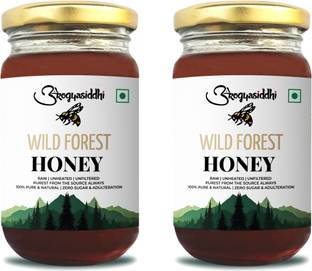 Arogyasiddhi Wild Forest Honey , 100% Pure , Zero Added Sugar , Natural Sweetener