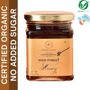 Earthen Story Organic Wild Forest Honey | Raw and Unprocessed | 100% Pure & Natural