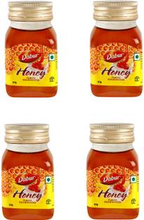 Dabur Pure HONEY Brand with No Sugar Adulteration 200G (4 x 50 ml)