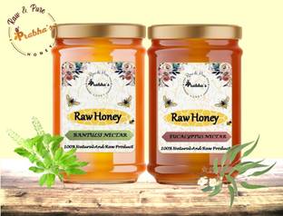 prabha enterprises BANTULSI EUCALYPTUS HONEY Tasty Healthy 100% pure Raw Unprocessed Natural COMBO