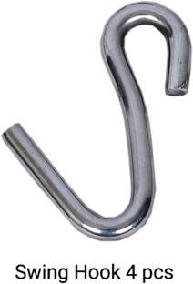 Trendy Creation Hub Heavy Duty 9 mm S Hooks For Swing chair Hammock -4 pcs. Hook 4