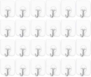 SJK (PACK OF 10)Self Adhesive Heavy Duty 180° Rotatable Towel Holder PINX10.875 Hook 10