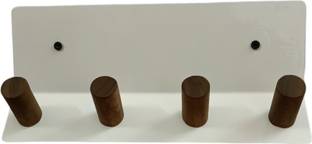 LEN DEN Pack Of 1, Hooks For Hanging keys,Clothes,towel. Hook Rail 4