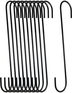 APEROL DESIGN Heavy Duty Long Extension S Hooks for Hanging Plant, Pots and Pans, Tree Branch Hooks, Closet, Garden, Flower Basket, Pergola, Indoor Outdoor-5 Hook 5