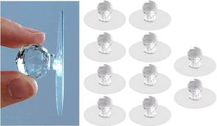 HavenFlix Diamond Shape Drawer Door Handle - Cabinet Knobs Pull Handles for Home, Office Plastic Cabinet/Drawer Handle