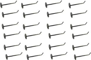 Q1 Beads 24 Pc 6" inch Stainless Steel Wall Display Hooks Hanger for Mobile Shop, Counter Hook 1