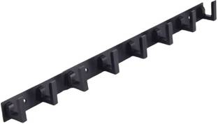 GAIYERA Stainless Steel 8 Pin Antique Black L Cloth Hanger Wall Mounted Hook Rail 1