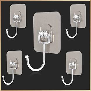 ER Waterproof Big Adhesive Heavy Duty Sticky Stainless Steel Hook Hook 5