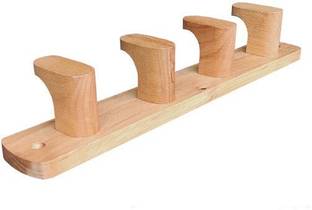 COHSAR Wooden wall hook | Wall hook for Hanging coat, Clothes | wall hook rail Hook 4