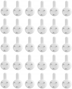 SYGA SYGA Mini Invisible Hanging Hooks Frame Wedding Photos Mirror Wall Hooks White Hook 30