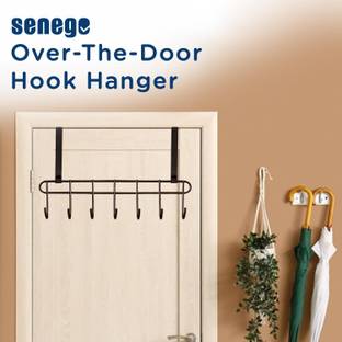 eshopy Hanger Wall Door Hooks Rail for Hanging Clothes Hook Rail 1
