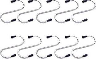 upalabdh S Hooks Hanger 3 inch for Kitchen Hanging Utensils Bathroom/Kitchens steel Hook 10