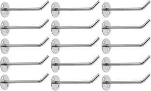 Anne-kee 4 Inch length Display Hook Wall Mount Hanger for Showroom Mobile Shop Hanger Hook Rail 15