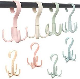 DAZZIBOA 360 Degree Rotatable Hanger 4 Claw Design Multi-Function Non-slip Handbag Hanger Hook 4
