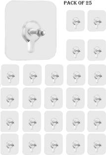 VAVSU Nail Free Wall Screw Adhesive Non-Trace No Drilling Bathroom Installation Hook 25