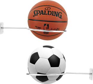 Q1 Beads 2 Wall Mount Sports Ball Holder Display Stand for Basketball,Football,Volleyball Hook 1