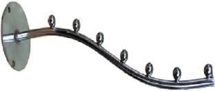 Q1 Beads 7 Ball pin Wall Drope Hanger for clothes Hook Rail 7