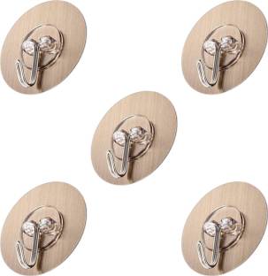 SIGMASTONE Adhesive Hooks for Hanging Heavy Duty Strong Round Wall Hook 5