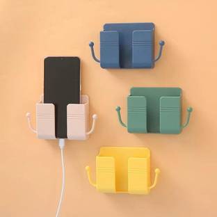 Upkaranwale Mobile Holder Storage Case Stand with Hole for Phone Charging 5 Pcs Multicolor Hook 5