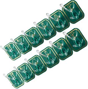 HOMEAKER Transparent Strong Self Adhesive 6 Hooks Hanger Magic Sticker Hook 2