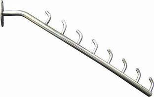Anee-Kee 10 Pin Wall Drope Hanger Display Hook Cloths Drying Rack For Mobile Shop Hanging Hook Rail 10