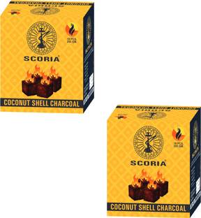 SCORIA Premium Quality Hookah Coconut Coal 500gm Hookah Charcoals