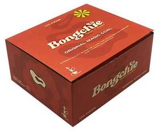 Bongchie Bongchie Original Magic Coal – Quick Lite Hookah Charcoal | Easy to Ignite Hookah Charcoals