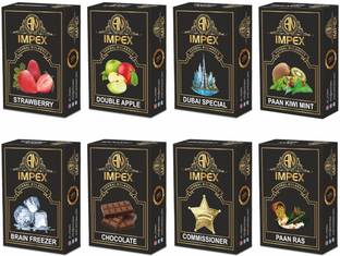 A.N. IMPEX Tropical Fusion Herbal Hookah Flavour APPLE DUBAI SPECIAL PAN KIWI MINT BRAIN Hookah Charcoals