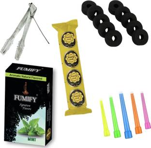 FUMIFY ACCESSORIES 5 MOUTH TIPS & FUMIFY MINT Hookah Flavor