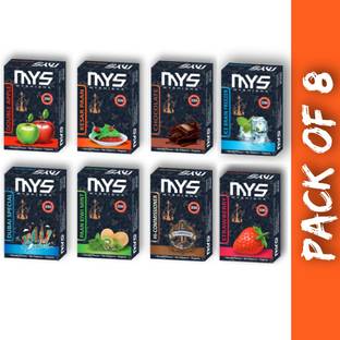 MYSHISHA Premium Quality Herbal Hookah pack 8 Pack Of 8 Hookah Flavor