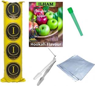 ILHAM MAGIC COIL DOUBLE APPLE FLAVOR CHIMTA FOIL MOUTH TIP DOUBLE APPLE Hookah Flavor