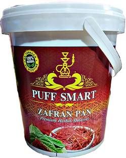Puff Smart Premium Herbal Flavors 1 kg Bucket Zafran Pan Hookah Flavor