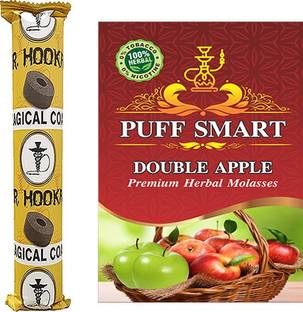 Puff Smart Polo Magic Coal With Premium Herbal Double Apple Hookah Flavor