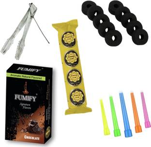 FUMIFY ACCESSORIES 5 MOUTPIECE TIPS & FUMIFY CHOCOLATE Hookah Flavor