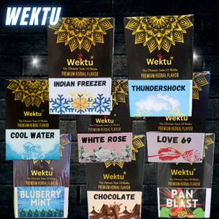 WEKTU Best Shisha Flavors/Pack of 8 Flavors/Premium Flavors/22 Cool, Freezer, Rose, BlueMint, Love69, Thunder, Choco, Pan Hookah Flavor