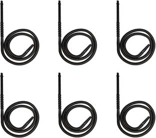Puff Smart Plastic Black Hookah Hose 1 m
