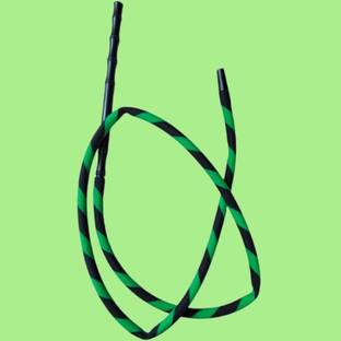 Puff Smart Silicone Green, Black Hookah Hose 1 m