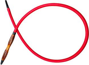 Puff Smart Plastic, Wooden Red Hookah Hose 1 m